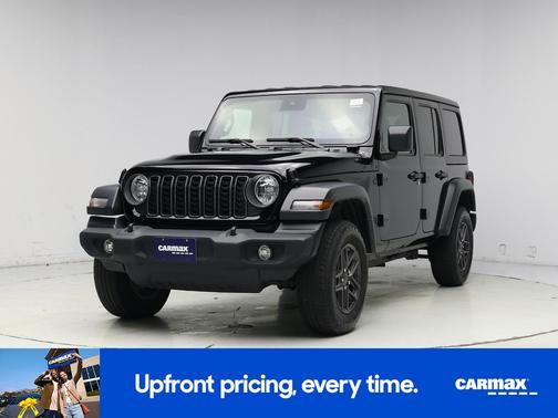 Black 2025 Jeep Wrangler Sport S