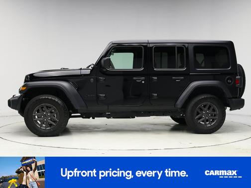 Black 2025 Jeep Wrangler Sport S