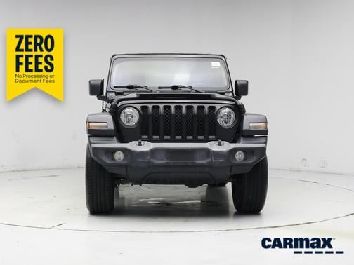 Black 2021 Jeep Wrangler Sport S