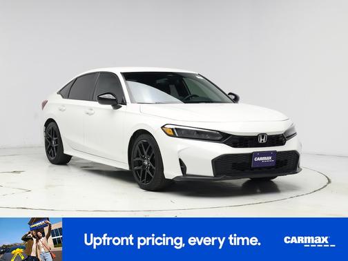 White 2025 Honda Civic Sport