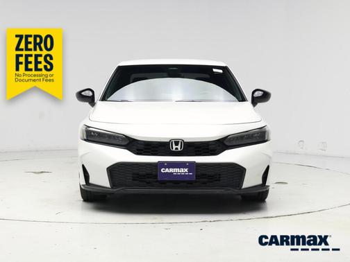 White 2025 Honda Civic Sport
