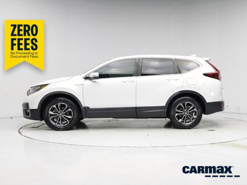 White 2020 Honda CR-V Hybrid EX-L