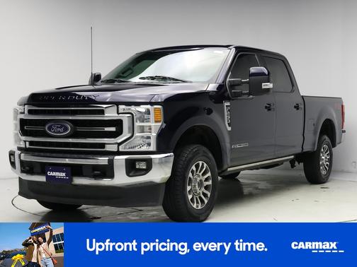 Blue 2022 Ford F-250 Lariat