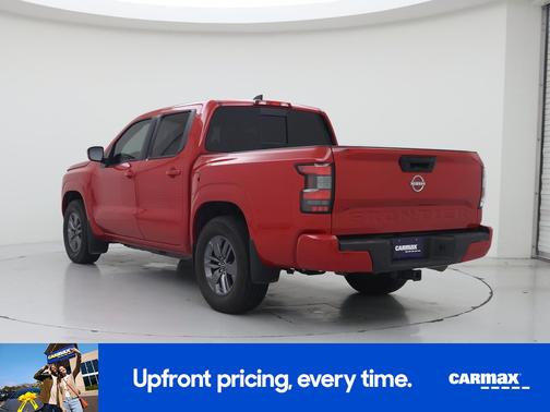 Red 2025 Nissan Frontier SV