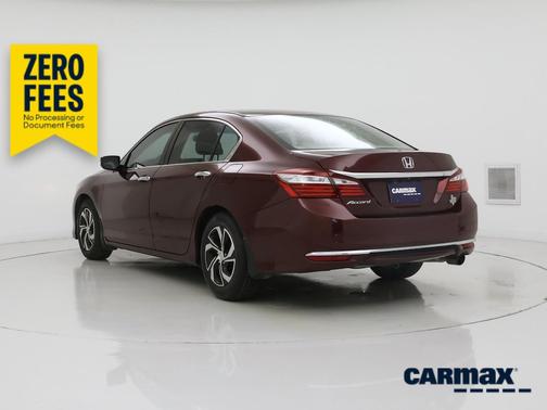 Burgundy 2017 Honda Accord LX