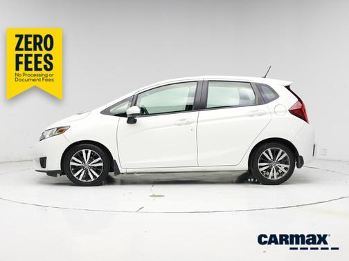 White 2015 Honda Fit EX