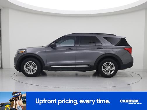 Gray 2022 Ford Explorer XLT