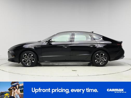 Black 2025 Hyundai SONATA SEL