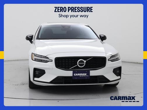 White 2024 Volvo S60 B5 Core Dark Theme