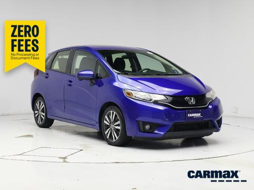 Blue 2017 Honda Fit EX