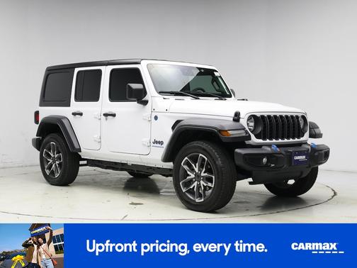 White 2024 Jeep Wrangler 4xe Sahara