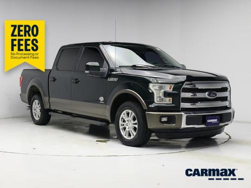 Green 2015 Ford F-150 King Ranch