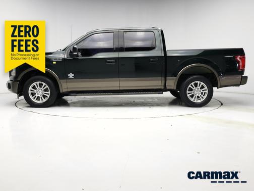 Green 2015 Ford F-150 King Ranch