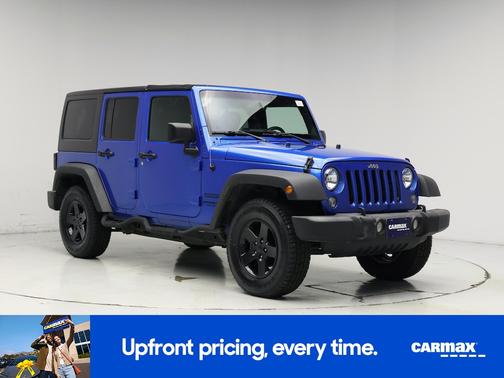 Blue 2016 Jeep Wrangler Unlimited Sport