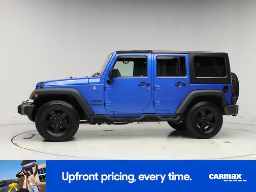 Blue 2016 Jeep Wrangler Unlimited Sport