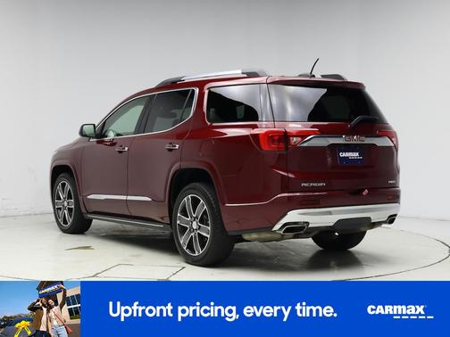Red 2017 GMC Acadia Denali