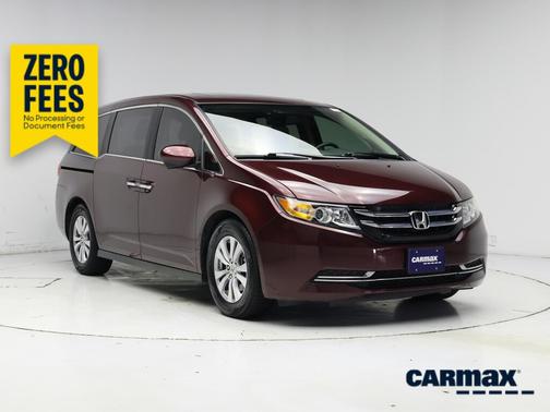 Burgundy 2017 Honda Odyssey EX-L