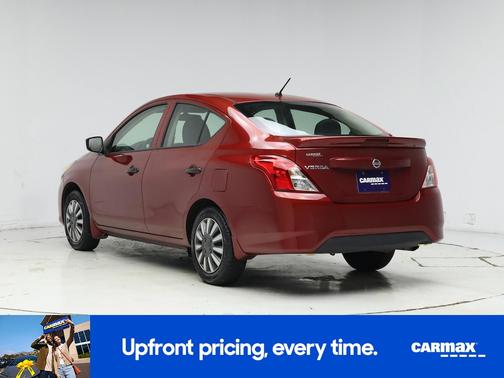 Red 2017 Nissan Versa S Plus