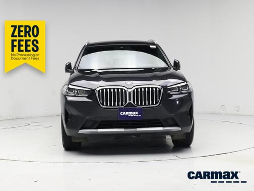 Black 2022 BMW X3 XDrive30i