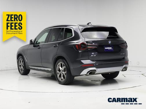 Black 2022 BMW X3 XDrive30i