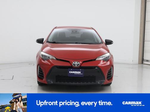 Red 2017 Toyota Corolla SE