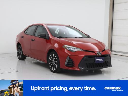 Red 2017 Toyota Corolla SE