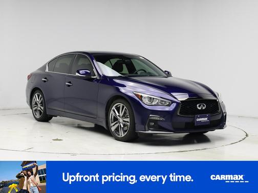 Blue 2021 INFINITI Q50 Signature Edition