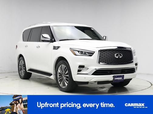 White 2021 INFINITI QX80 Sensory