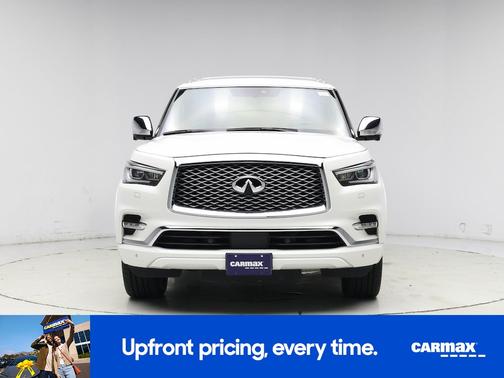 White 2021 INFINITI QX80 Sensory