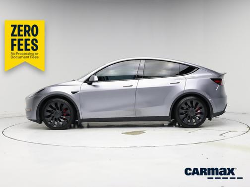 Silver 2024 Tesla Model Y Performance