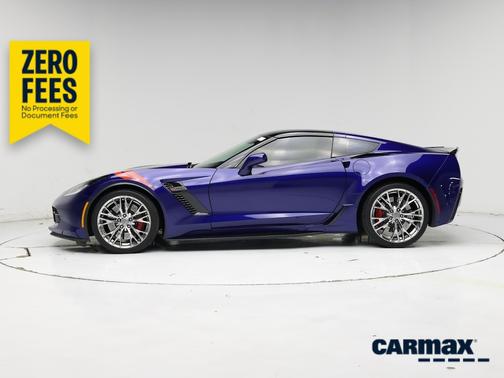 Blue 2017 Chevrolet Corvette Z06