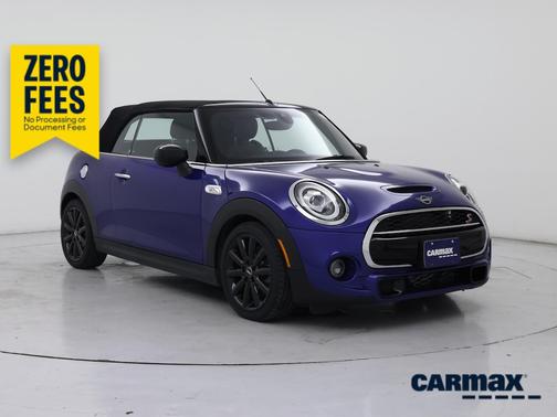 Blue 2021 MINI Convertible S