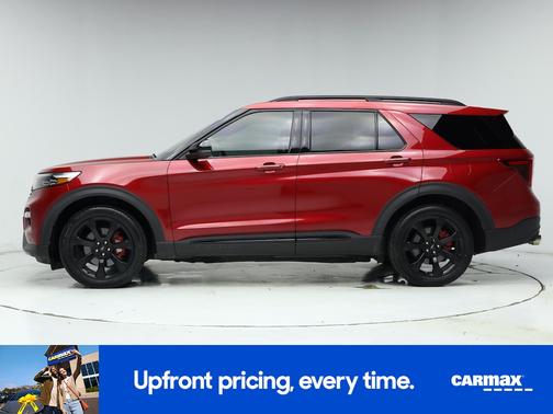 Red 2021 Ford Explorer ST