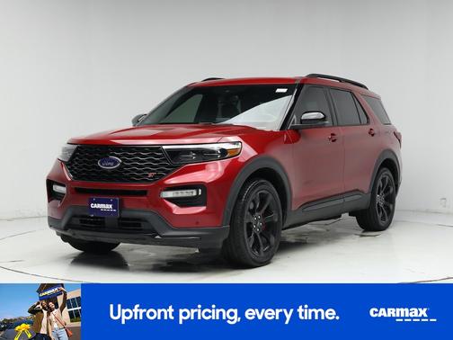 Red 2021 Ford Explorer ST