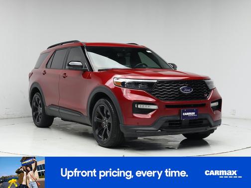 Red 2021 Ford Explorer ST