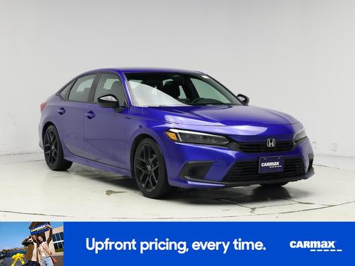 Blue 2024 Honda Civic Sport