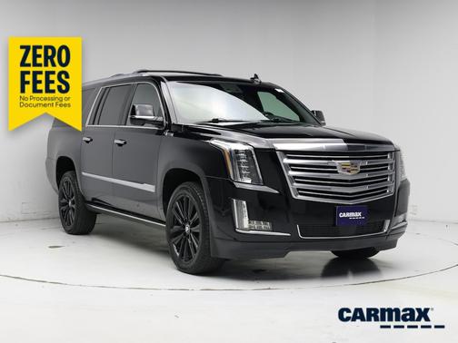 Black 2018 Cadillac Escalade ESV Platinum
