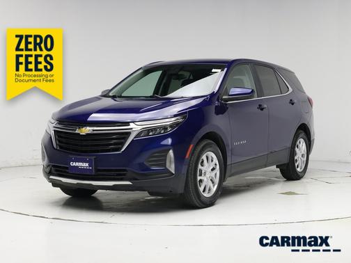 Blue 2022 Chevrolet Equinox LT