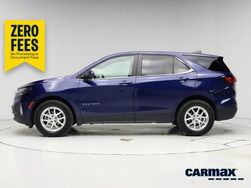 Blue 2022 Chevrolet Equinox LT