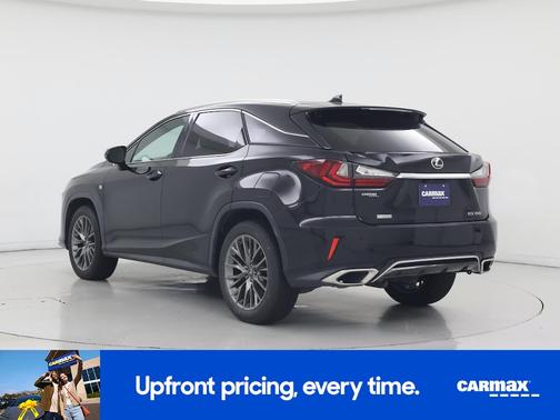 Black 2017 Lexus RX 350 F-Sport