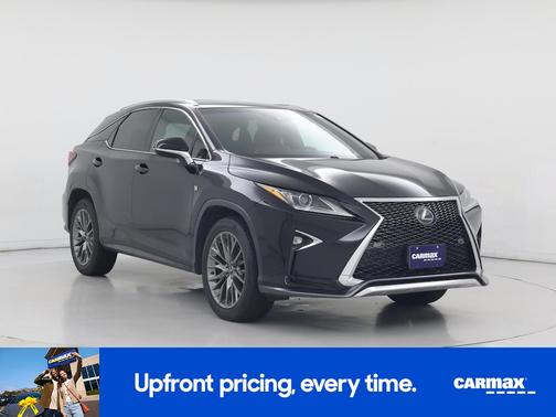 Black 2017 Lexus RX 350 F-Sport