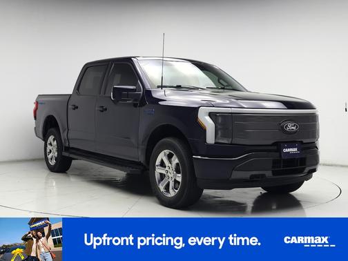 Blue 2025 Ford F-150 Lightning Lariat