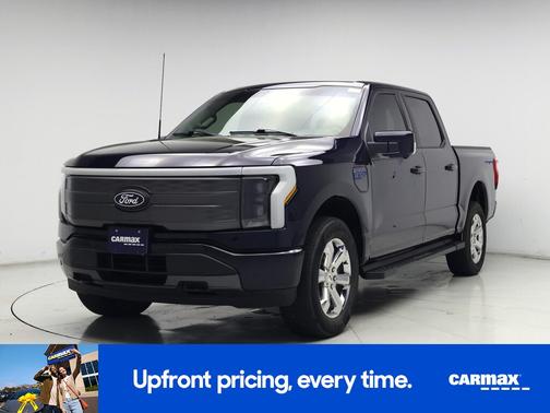 Blue 2025 Ford F-150 Lightning Lariat