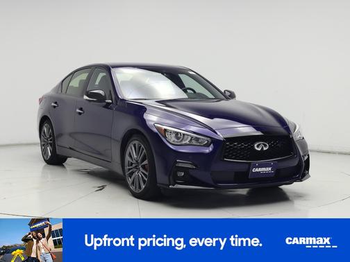 Blue 2021 INFINITI Q50 Red Sport 400