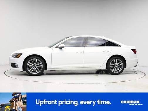 White 2021 Audi A6 Premium Plus