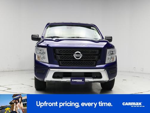 Blue 2022 Nissan Titan SV