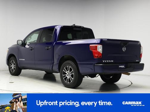 Blue 2022 Nissan Titan SV