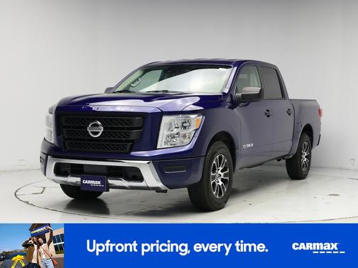 Blue 2022 Nissan Titan SV