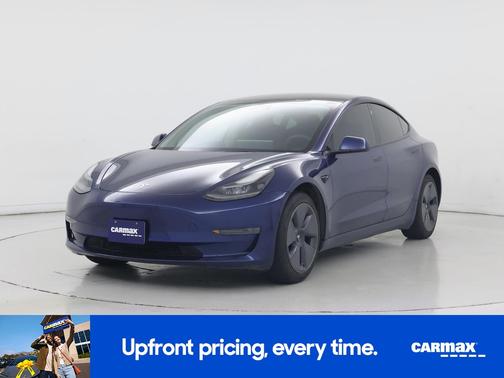 Blue 2022 Tesla Model 3