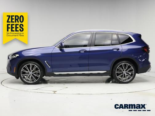 Blue 2022 BMW X3 sDrive30i
